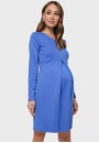 Платье "Лия" электрик для беременных и кормящих