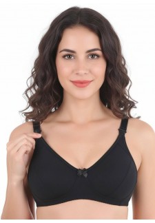 Бюстгальтер черный для кормящих мам и беременных (308В)..