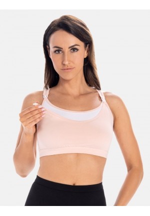 Топ "Мама" пудра розы для кормящих мам (2708-1)