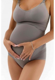 Трусы бандажные серые для беременных..