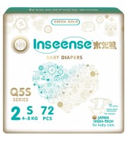 Подгузники Inseense Q5S S (4-8 кг), 72 шт