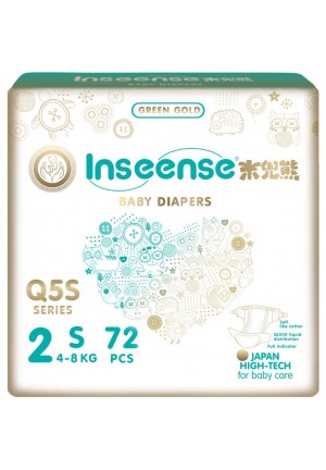 Подгузники Inseense Q5S S (4-8 кг), 72 шт Подгузники Inseense Q5S S (4-8 кг), 72 шт
