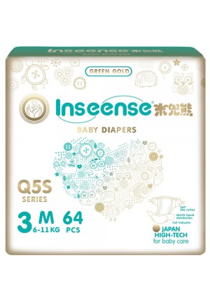 Подгузники Inseense Q5S S (6-11 кг), 64 шт Подгузники Inseense Q5S S (6-11 кг), 64 шт