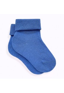 Носки детские Д3-13783М размер 9-10, т.голубые..