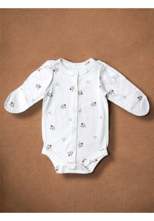 Боди лапша Крокусы на молочном (BD-001)