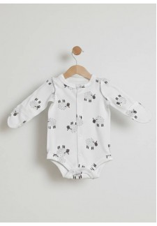 Боди Овечки для новорожденного (BD-008)