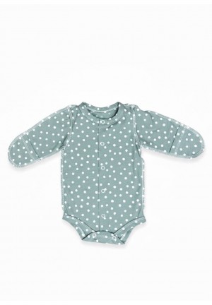 Боди мята капли для новорожденного (BD-010)