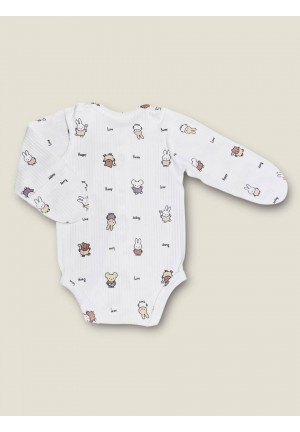 Боди лапша bunny для новорожденного (BD-012) Боди лапша bunny для новорожденного (BD-012)