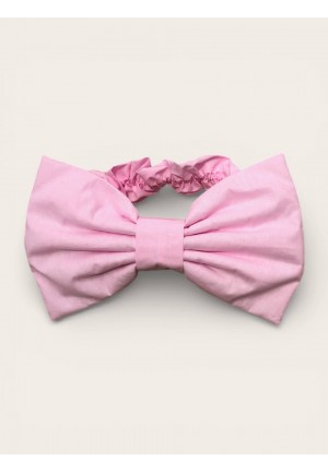 Бант розовый для конверта на выписку 