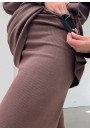 Брюки трикотажные шоколад для беременных (В-220)