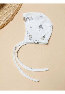 Чепчик лапша bunny с завязками (р.56) CHZ-015..