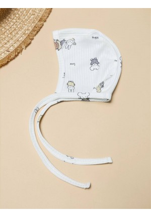 Чепчик лапша bunny с завязками (р.56) CHZ-015