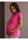 Футболка "Классика" фуксия для беременных и кормящих Футболка "Классика" фуксия для беременных и кормящих