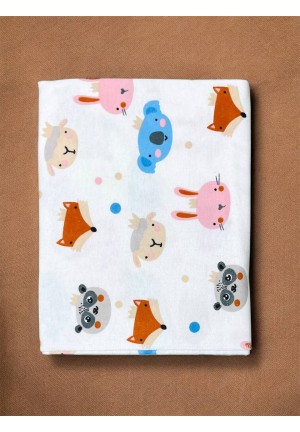 Пеленка фланелевая 90х120см Зверюшки (PF-004)