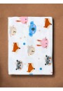 Пеленка фланелевая 90х120см Зверюшки (PF-004)
