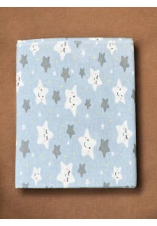 Пеленка фланелевая 90х120см Звездное небо (PF-007)..