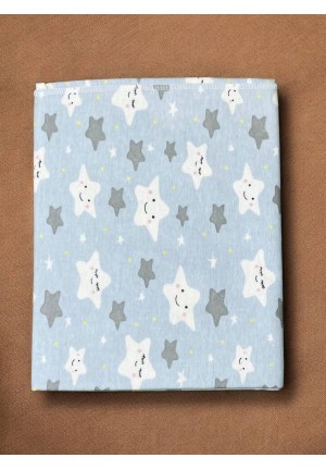 Пеленка фланелевая 90х120см Звездное небо (PF-007-бр)