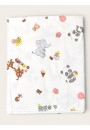 Пеленка фланелевая 90х120см Малыши животные (PF-008)