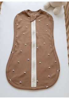 Пеленка-кокон лапша шоколад Кораблики (PK-010)..