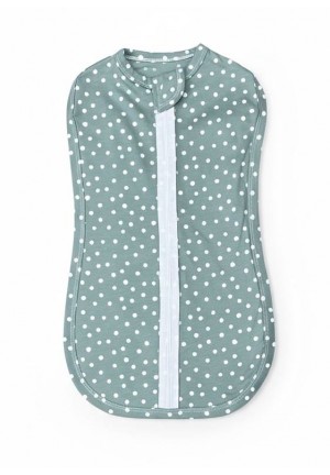 Пеленка-кокон мята капли (PK-011)