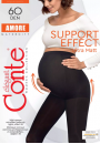 Колготки для беременных CONTE ELEGANT AMORE 60 den,черные (р-р 2,3,4)
