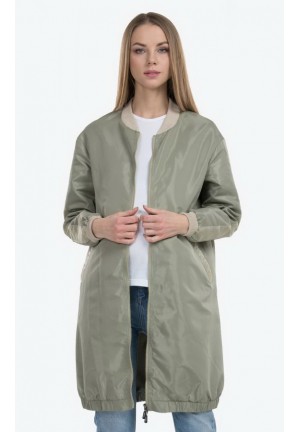 Куртка-бомбер Элин оливковый для беременных 